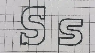Drawing Letter S / How To Draw Capital And Small Alphabet Lettering  Easy Simple For Beginners