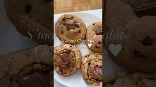S&rsquo;mores Chocolate Chip Cookies #smores #smorescookies #cookies #baking #sastirstories