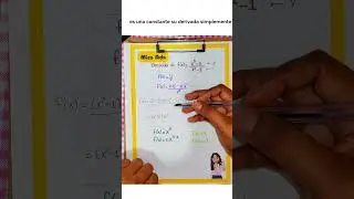 Derivada de un cociente #maths #math #matematica #derivadas #calculo #ingenieria #aprender