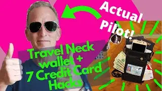 How To Wear A Travel Neck Wallet By 80 Days On Amazon | +7 Little Known Credit Card Hacks
