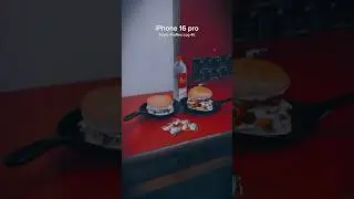 Turning burgers into cinema | iPhone videography | Apple ProRes Log 4K | #ytshorts #cinematic #apple