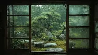 Soft Piano Melody and Rainfall Sounds Creating a Calm and Cozy Relaxing Atmosphere