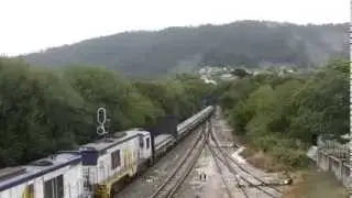 Trenes mercantes de Feve, línea Ferrol Gijón