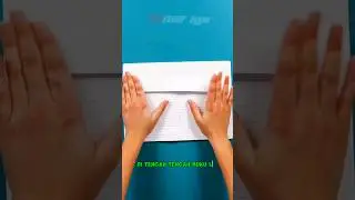 CARA MENAMBAH LEMBARAN KERTAS DI BUKU @5-MinuteCraftsSHORTS #experiment #shorts