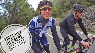 Cycling in WINTER, clothing tips for snow conditions! - # cycling Spain