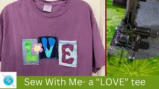 Футболка с надписью &laquo;LOVE&raquo; от Sew With Me!