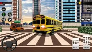 City School Bus Parking Driver || Walkthrough Gameplay