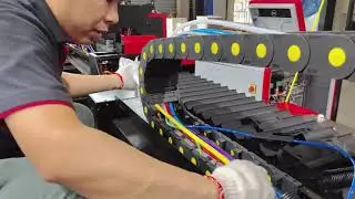 super detailed plate fiber laser cutting machine installation video!