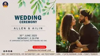 ALLEN & AILIN | WEDDING CEREMONY LIVE | UK | 30.06.2025