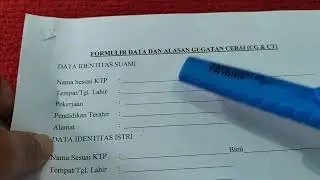 Panduan ngisi form gugatan cerai bagi klien osr law firm