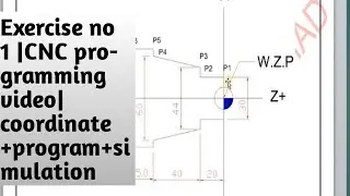 CNC turning programing||Turning Program of CNC|Basic CNC programing for turning|CNC lathe programing
