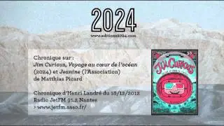 Jim Curious de Matthias Picard / chronique sur JetFm / &eacute;ditions 2024