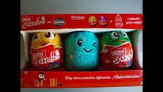 ASMR Amazing unboxing of chocolate eggs with surprises.