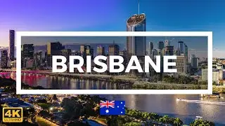 Aerial Birds Eye View Of Brisbane, Queensland, Australia 🇦🇺