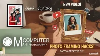 Photo lamination photo frame Mahi Computer 🖥 ll manku cg vlog ll insta id @manku_cg_vlog