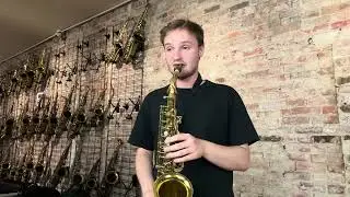 Play Testing a Gorgeous 223xxx Original Lacquer Selmer Mark VI Alto! www.newyorksax.com