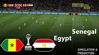 Senegal vs. Egypt Africa Cup of Nations Semi-Final 2025 Full Match | Simulation/Prediction