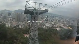 Let's visit Seoul City By Cable Car - Namsan Tower / Seoul Tower - South Korea.