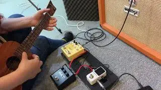 #ukulele #페달보드 #우쿨렐레 #우쿨렐레연주 #nux #stageman 