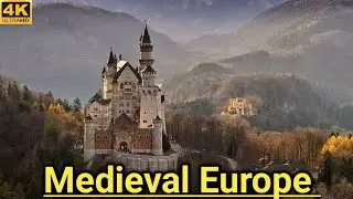 Medieval Europe  4K ULTRA HD HDR Scenic Relaxation Film With  Music