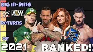 Ranking Every In-Ring Wrestling Returns Of 2021!!