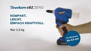 HONSEL Rivdom eBZ ZERO Akku-Nieter