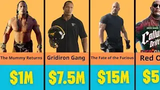 💰🤑 Dwayne Johnson Paycheck For Every Movie He Ever Made |  Hollywood Paycheck Data