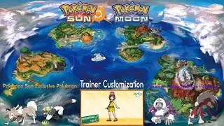 Version Exclusive Pok&eacute;mon, Trainer Customization, and More! | Pok&eacute;mon Sun and Moon