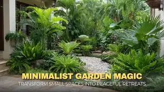 Small Garden Trends 2025 Minimalist Courtyard Ideas That Feel Like a Resort