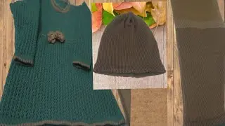 winter dress pattern for baby girls #knitting