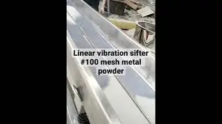 Linear vibration sifter for 100mesh powder screening