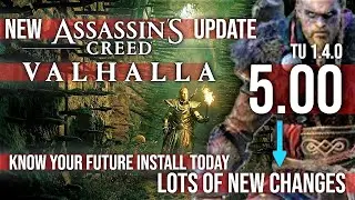 New Assassins Creed Valhalla 5.00 Update Patch Notes TU 1.4.0 🌩 Gaming News 2021