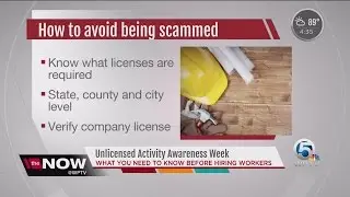 Unlicensed Activity Awareness week