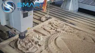 CNC Wood Router Machines (TEMPLE DOOR DESIGN 3D)
