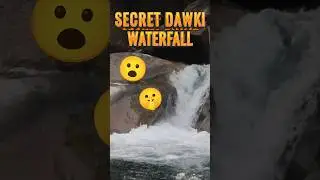 Secret Waterfall in Dawki River | Shnongpdeng | Umngot River | Places to see in Dawki | Hidden gems