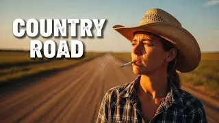 Country Road Sunset Drive | Relaxing Acoustic Country Music for Long Highway Trips at Dusk
