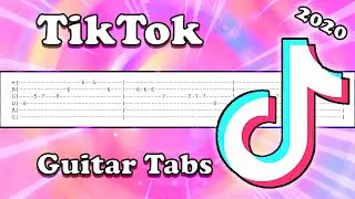 How to play ALL popular Tik Tok songs on Guitar Tutorial (tabs)