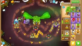 MAP 8 Carved 【FREEPLAY CHALLENGE】- Bloons TD 6