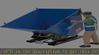 2 Cu. Yd. Self-Dumping Forklift Hopper with Bump Release, 6000 Lb. Cap.