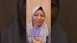 no more floaters and no need reading glasses after consuming IVXION!