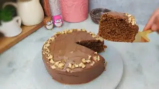 Eggless Coffee Walnut Cake | Moist, Rich & So Easy