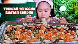 MASAK TEKWAN IKAN TENGGIRI ‼️ SUPER ENAK SUPER LEZAT #mukbang #kikiwulandari