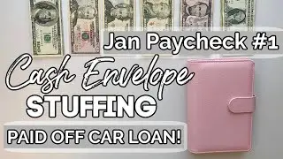 CASH ENVELOPE STUFFING | January 2021 Budget | Paycheck #1 | Budget With Me