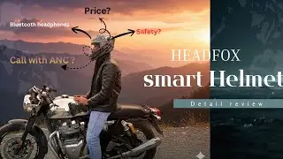 Smart Helmets: Are They Actually Safe? (Headfox : a smart helmet Detail Review) 