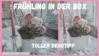 Fr&uuml;hlingsdeko 🌷 Dekotipp und Dekoidee f&uuml;r eine schnelle Fr&uuml;hlingsdekoration  💗🌿