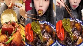 Mukbang Braised Pork Masala Recipe Delicious Eating Show 