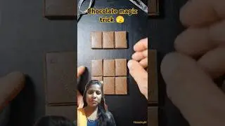 Chocolate magic trick #chocolate #love #dhamakagirl