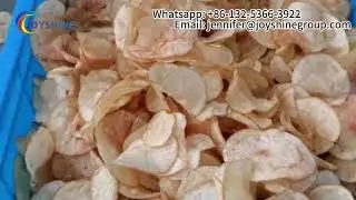 GAS HEATED ROUND FRYER - FIELD TEST FOR FRIED POTATO CHIPS/BANANA CHIPS