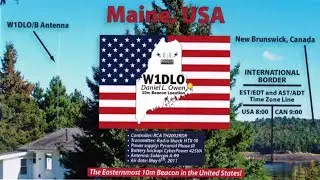 W1DLO 10 meter beacon received in Amsterdam