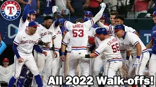 Texas Rangers: 2022 Walk Offs
